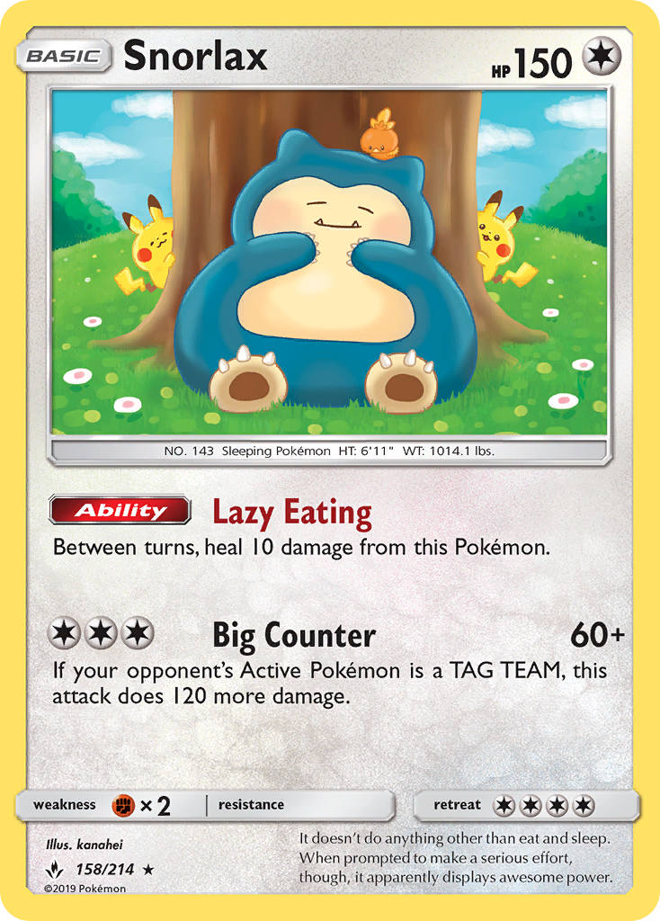 Snorlax - Unbroken Bonds SET-158
