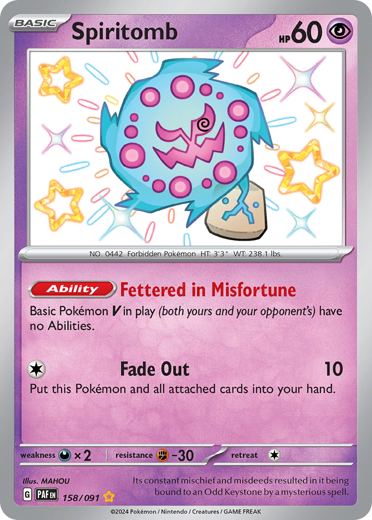 Spiritomb - Paldean Fates SET-158