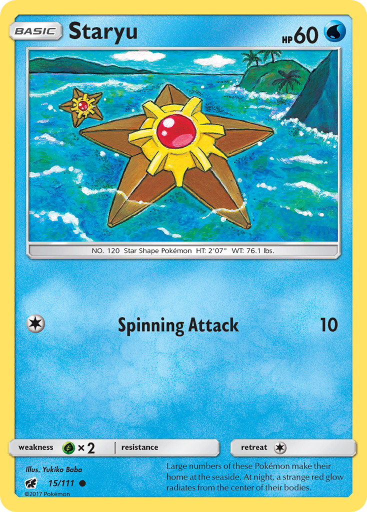 Staryu - Crimson Invasion SET-15