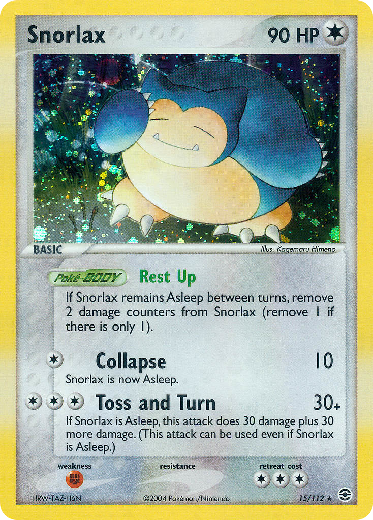 Snorlax - FireRed & LeafGreen SET-15
