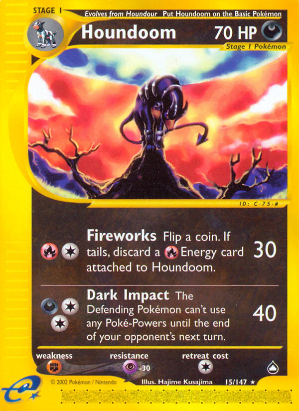 Houndoom - Aquapolis SET-15