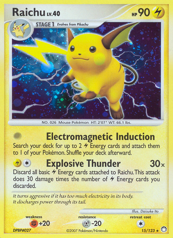 Raichu - Mysterious Treasures SET-15