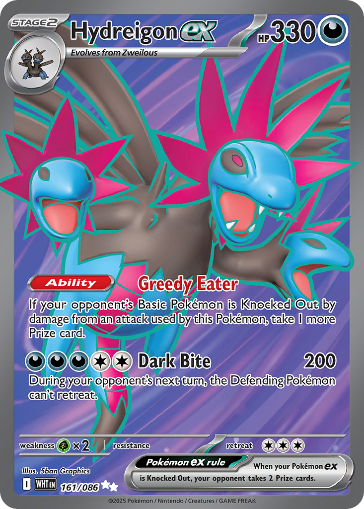 Hydreigon EX - White Flare SET-161
