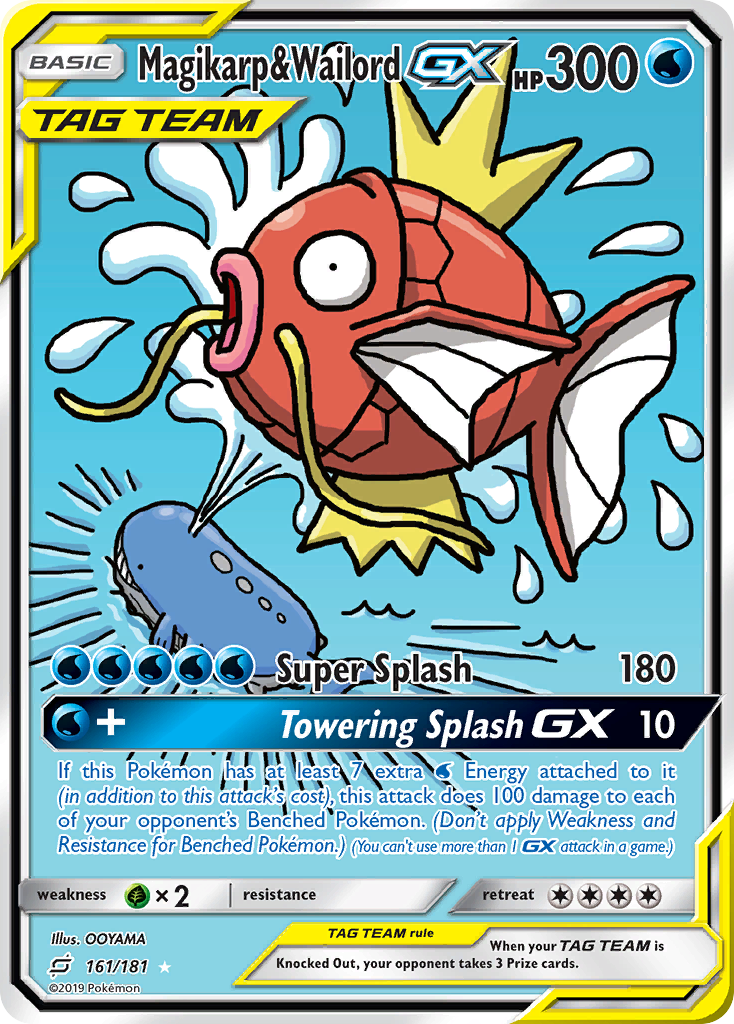 Magikarp & Wailord-GX - Team Up SET-161