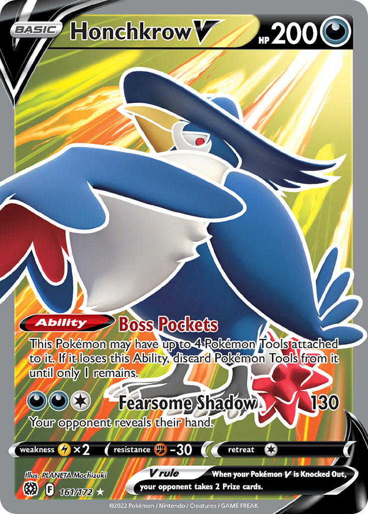 Honchkrow V - Brilliant Stars SET-161
