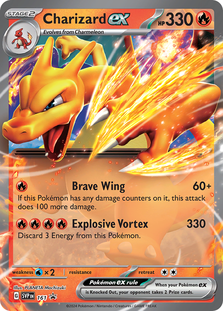 Charizard EX - Scarlet & Violet Black Star Promos SET-161