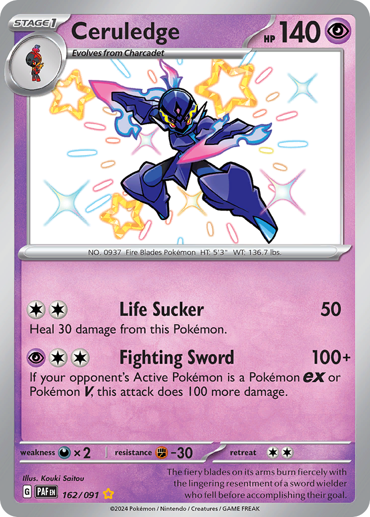 Ceruledge - Paldean Fates SET-162