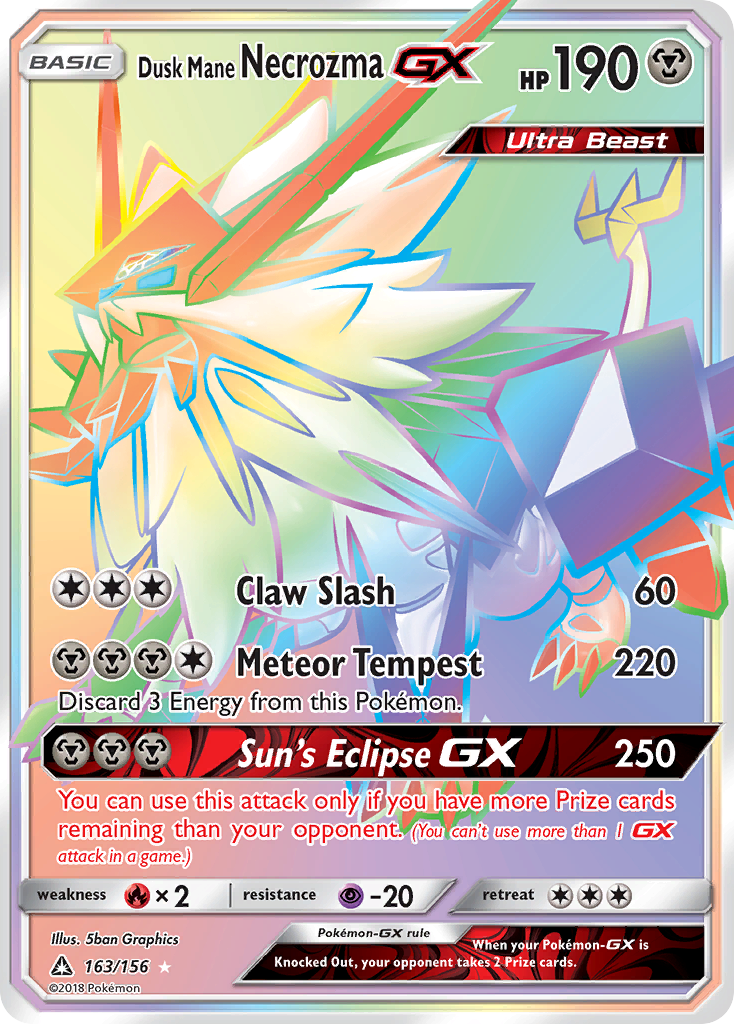 Dusk Mane Necrozma-GX - Ultra Prism SET-163