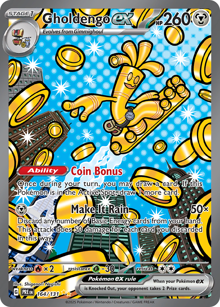 Gholdengo EX - Prismatic Evolutions SET-164