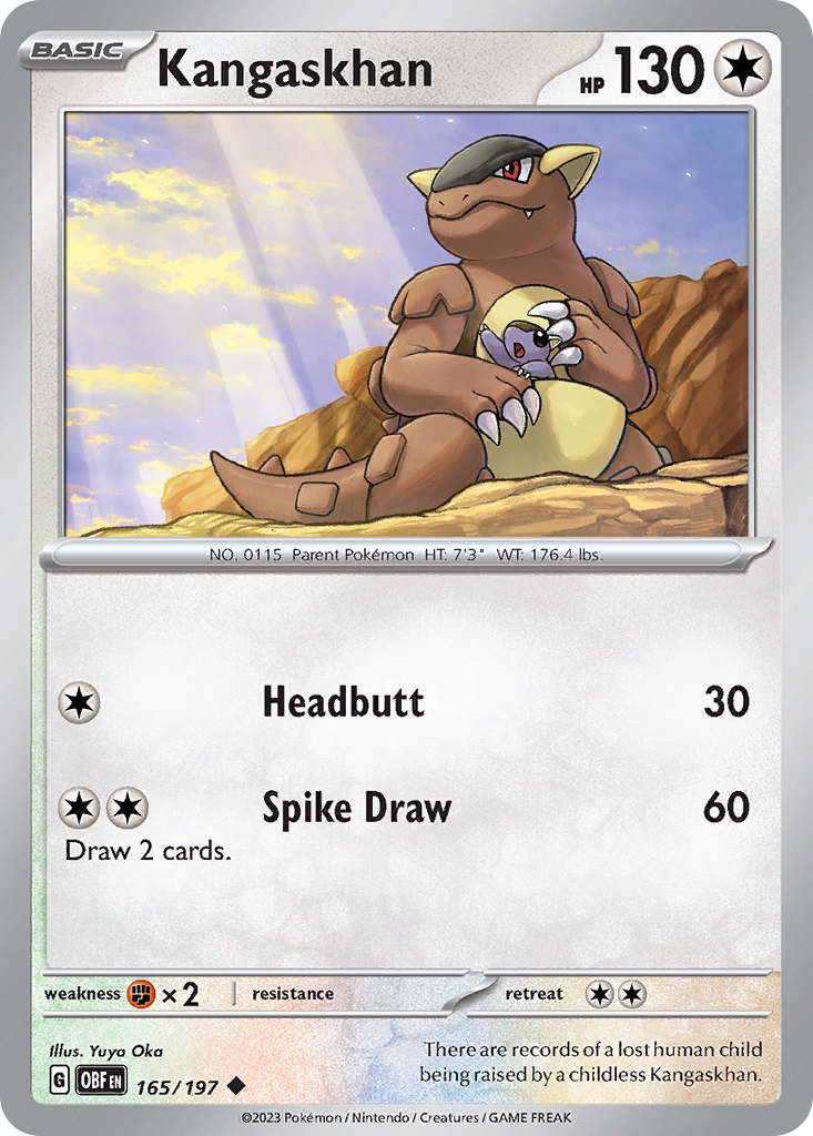 Kangaskhan - Obsidian Flames SET-165