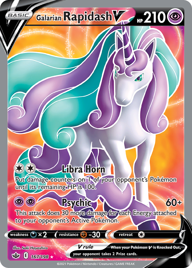 Galarian Rapidash V - Chilling Reign SET-167
