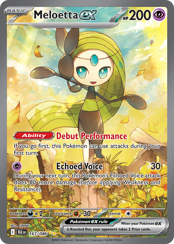 Meloetta EX - Black Bolt SET-167