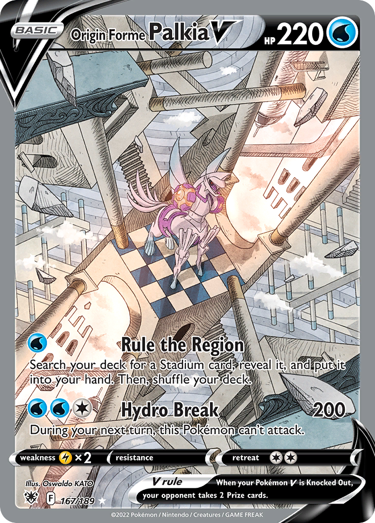 Origin Forme Palkia V - Astral Radiance SET-167