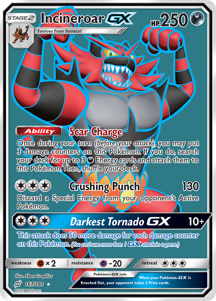 Incineroar-GX - Team Up SET-167