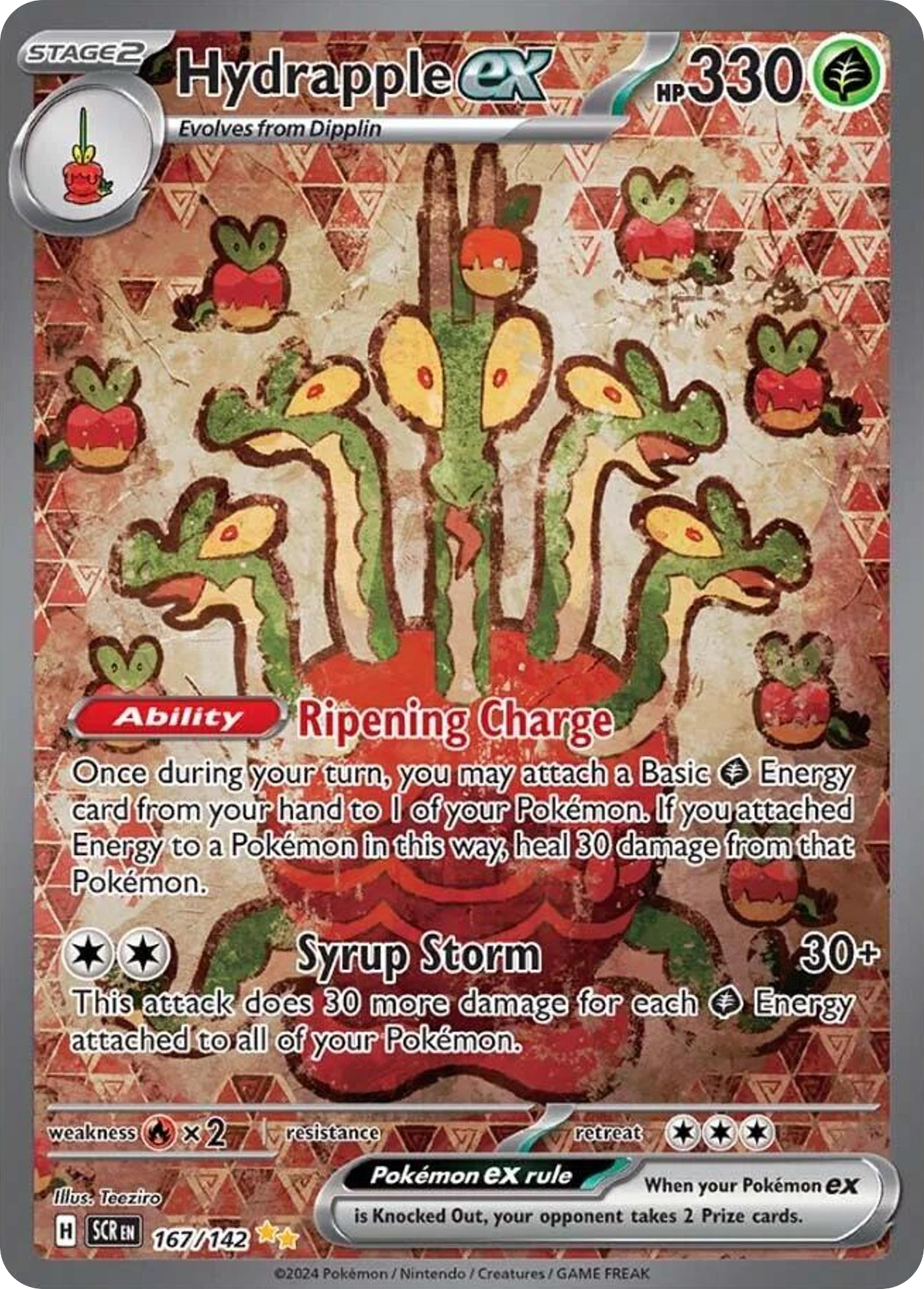 Hydrapple EX - Stellar Crown SET-167