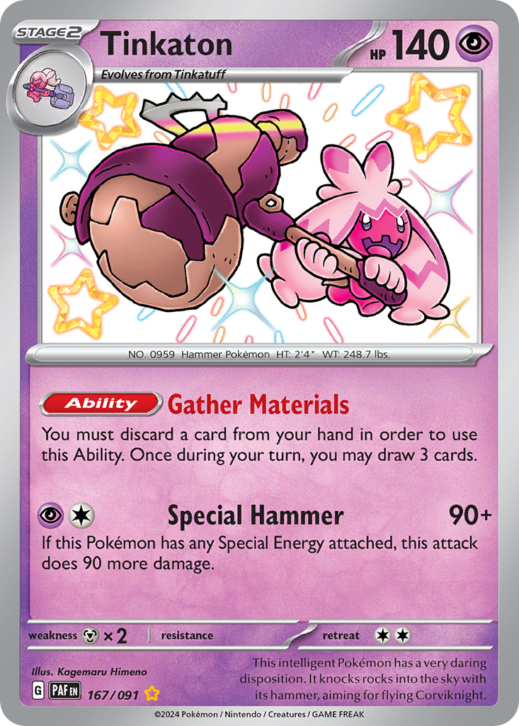 Tinkaton - Paldean Fates SET-167