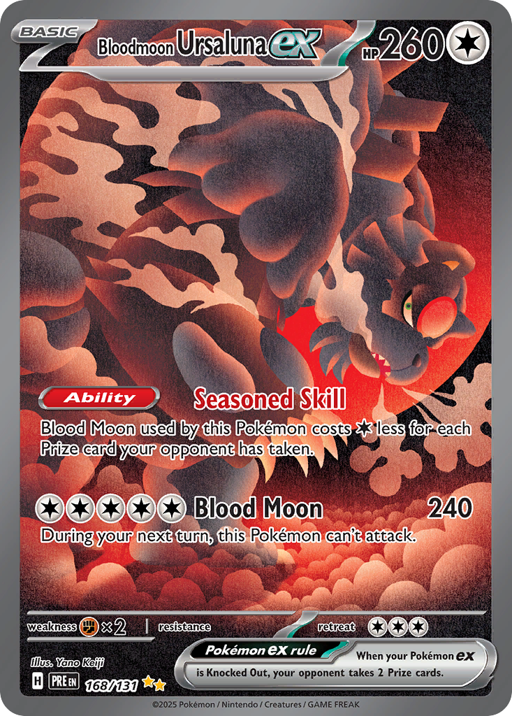 Bloodmoon Ursaluna EX - Prismatic Evolutions SET-168