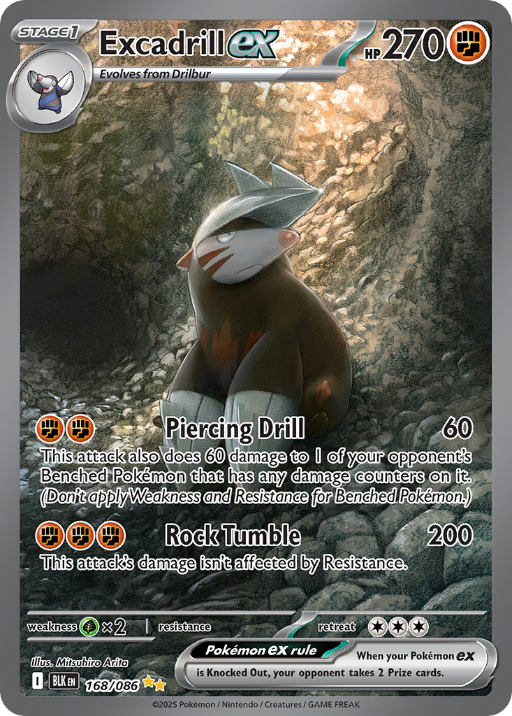 Excadrill EX - Black Bolt SET-168