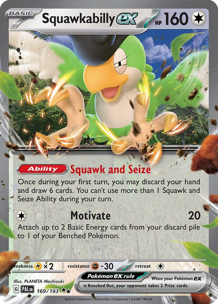 Squawkabilly EX - Paldea Evolved SET-169