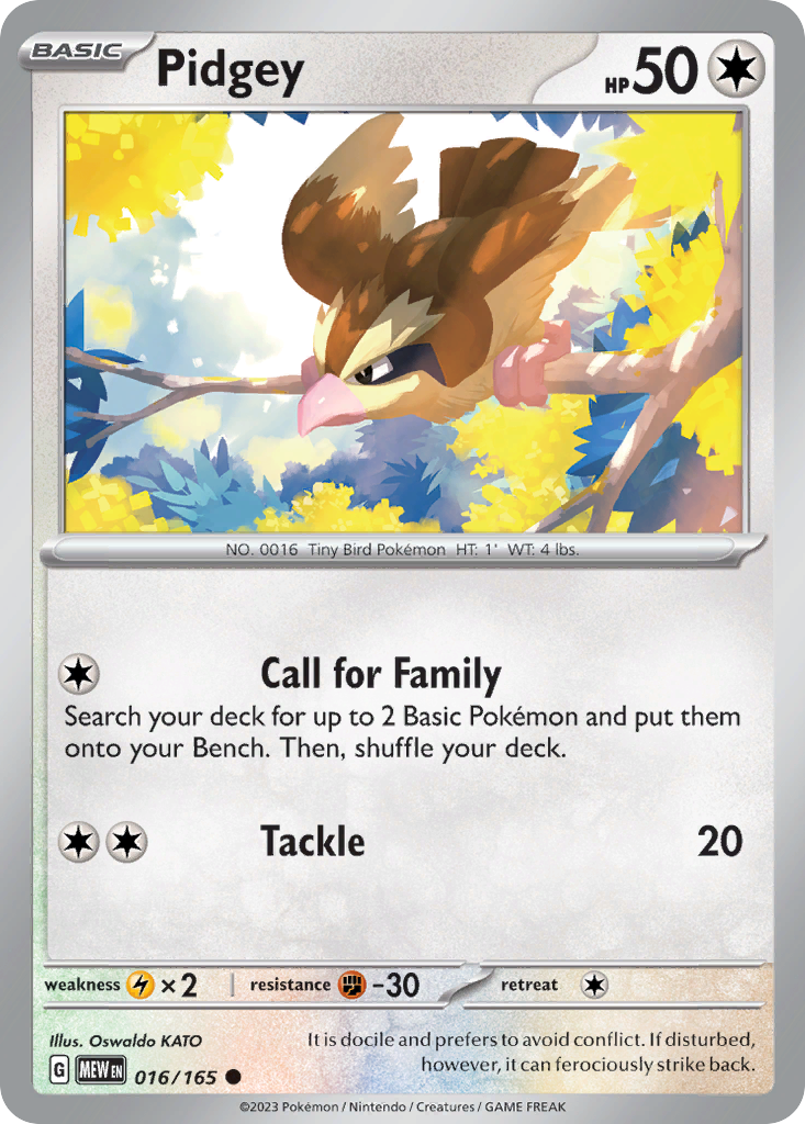 Pidgey - 151 SET-16