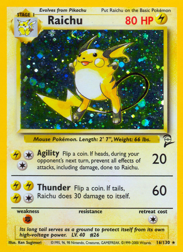 Raichu - Base SET 2-16