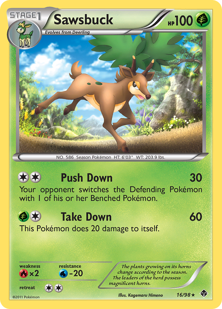 Sawsbuck - Emerging Powers SET-16