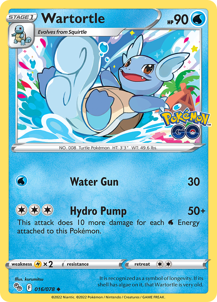 Wartortle - Pokemon GO SET-16