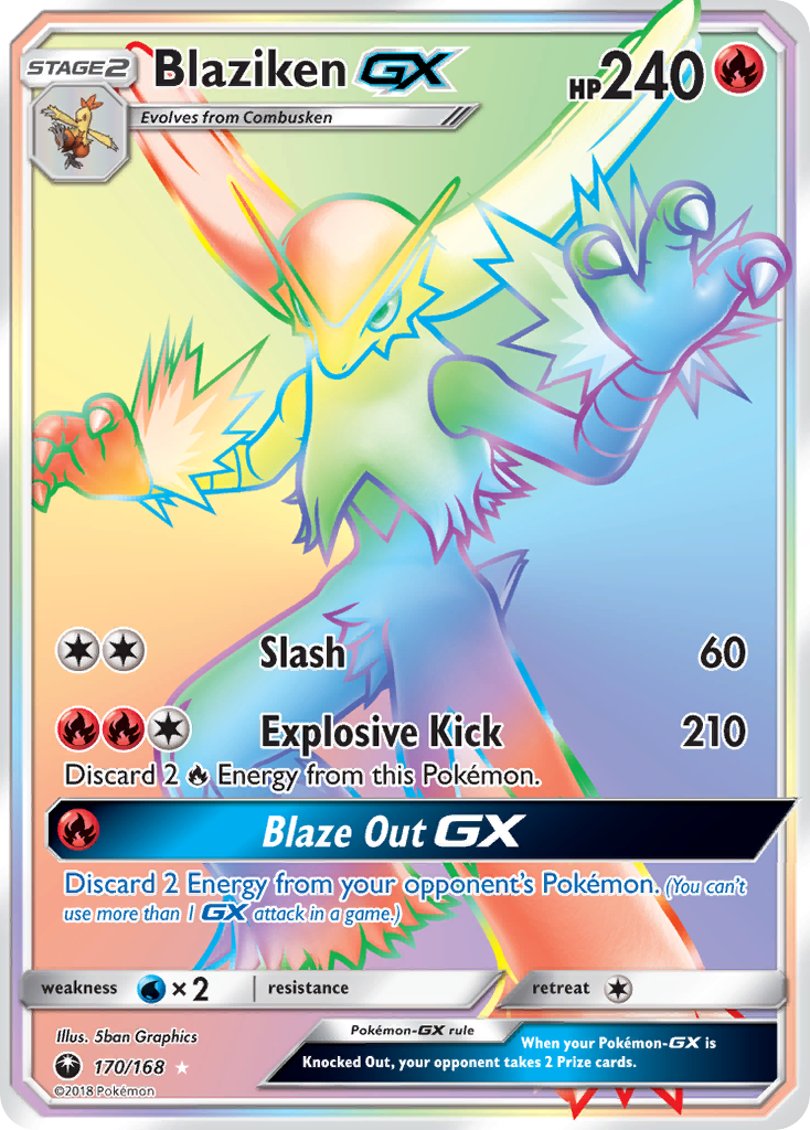 Blaziken-GX - Celestial Storm SET-170