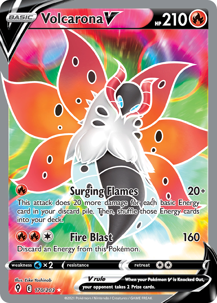 Volcarona V - Evolving Skies SET-170
