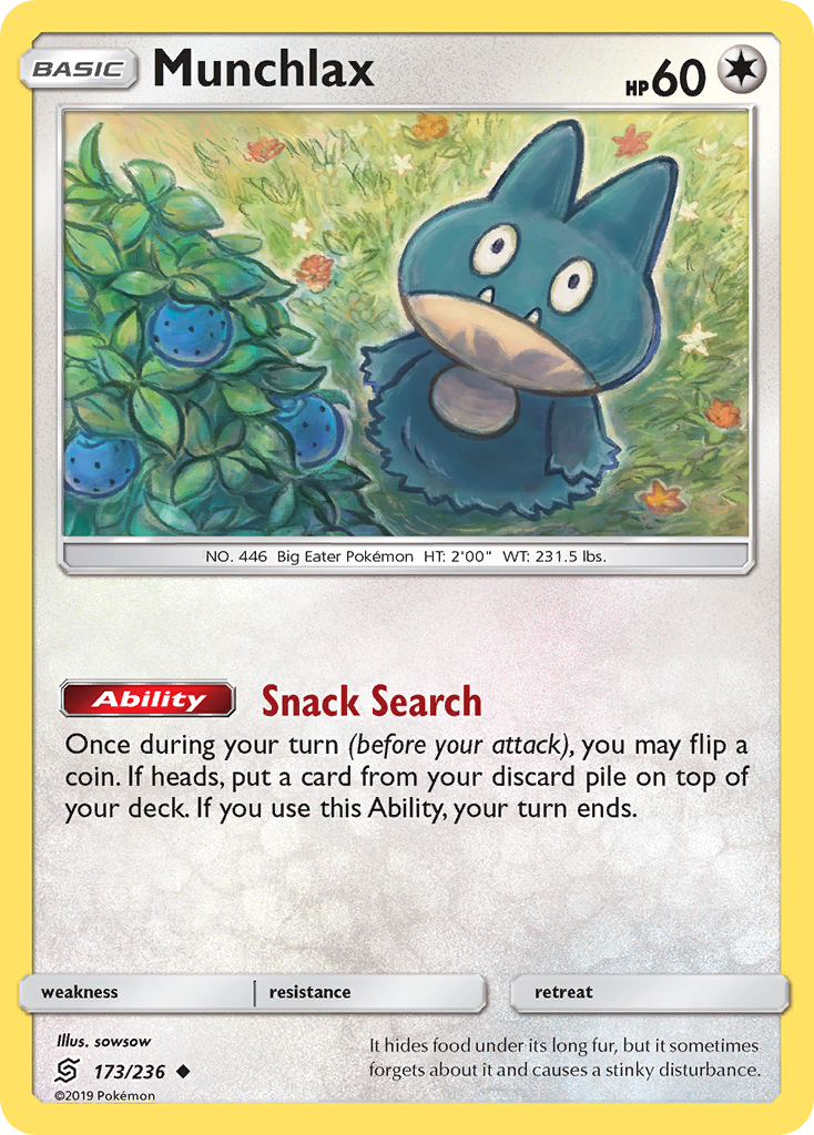 Munchlax - Unified Minds SET-173