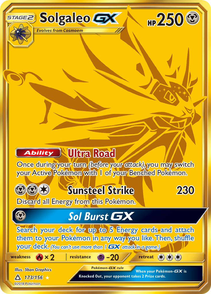Solgaleo-GX - Ultra Prism SET-173