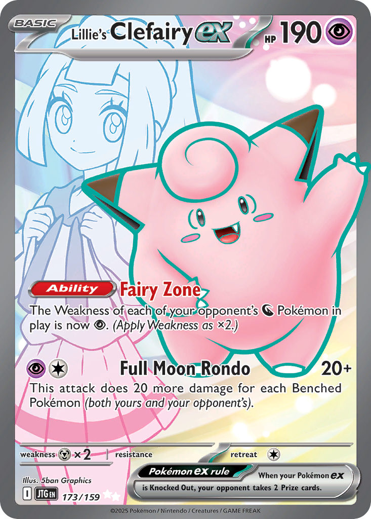 Lillie's Clefairy EX - Journey Together SET-173