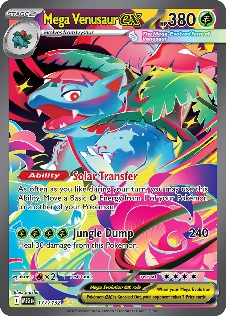 Mega Venusaur EX - Mega Evolution SET-177