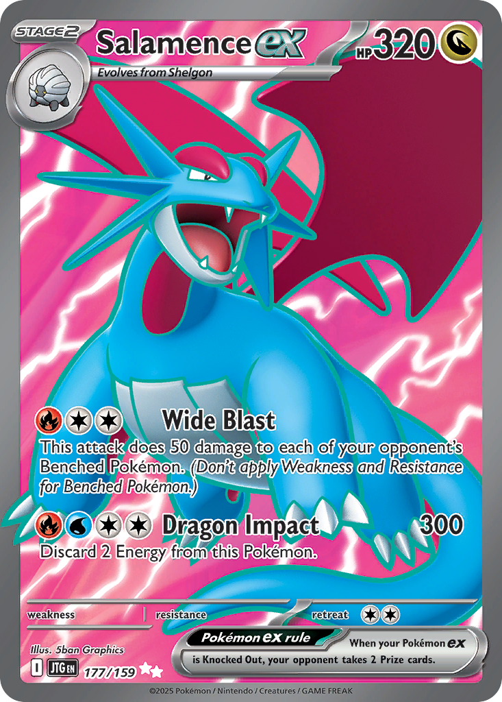 Salamence EX - Journey Together SET-177