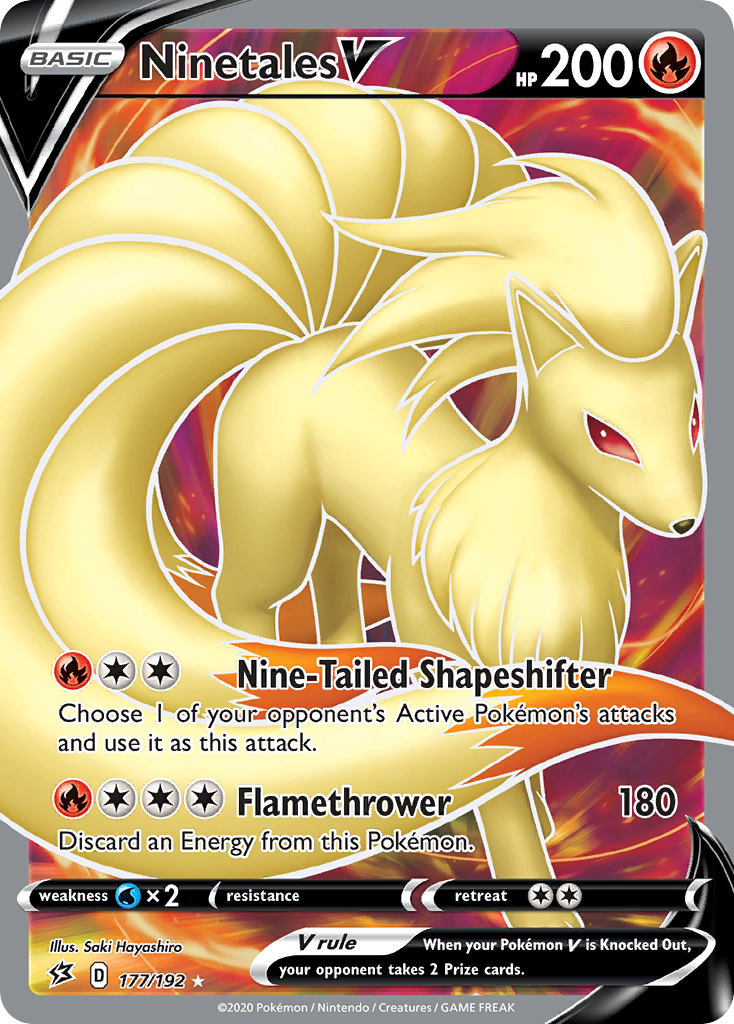 Ninetales V - Rebel Clash SET-177