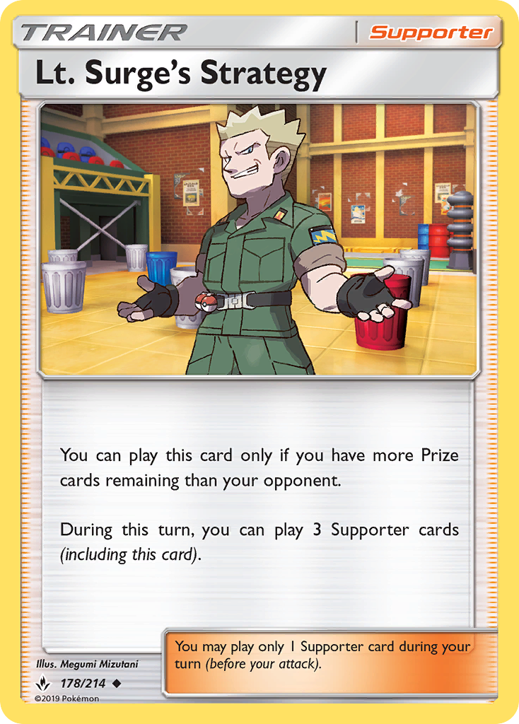 Lt. Surge's Strategy - Unbroken Bonds SET-178