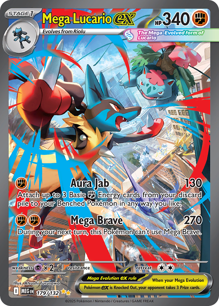 Mega Lucario EX - Mega Evolution SET-179