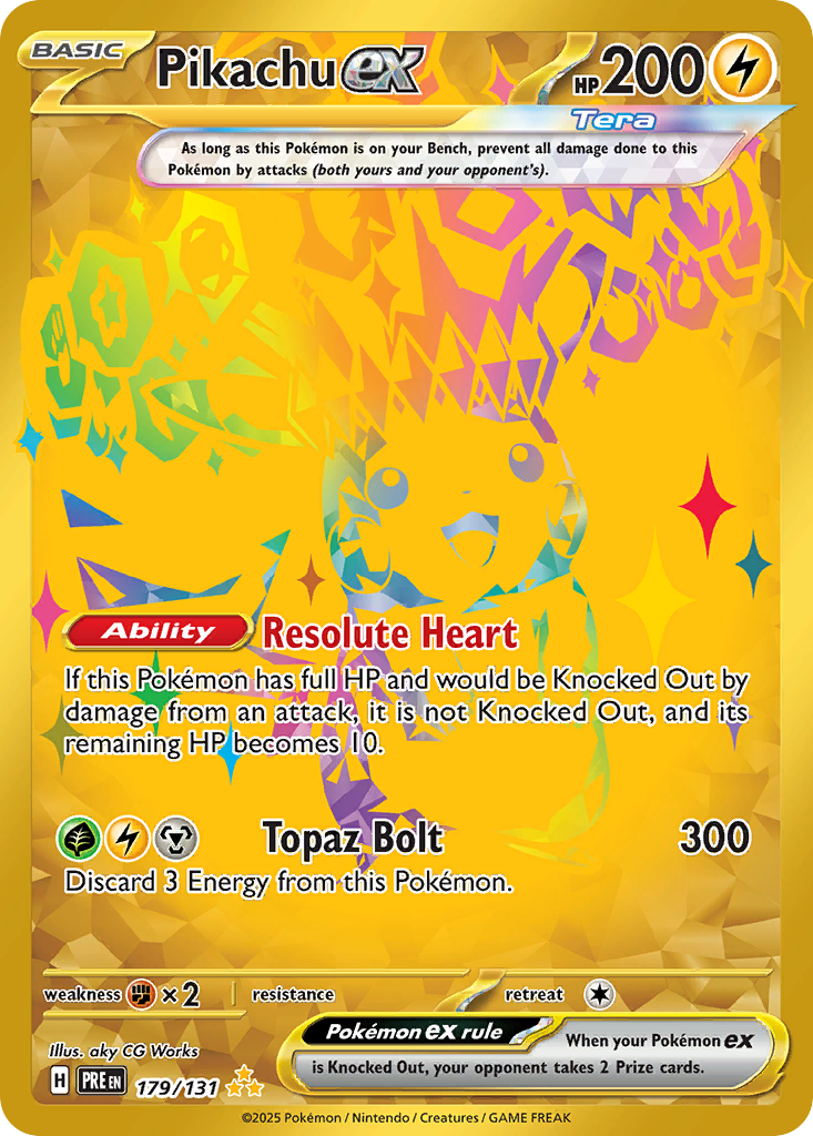 Pikachu EX - Prismatic Evolutions SET-179