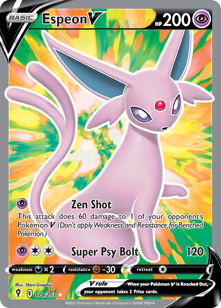 Espeon V - Evolving Skies SET-179