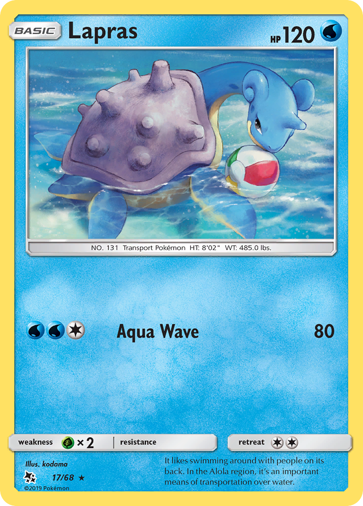 Lapras - Hidden Fates SET-17