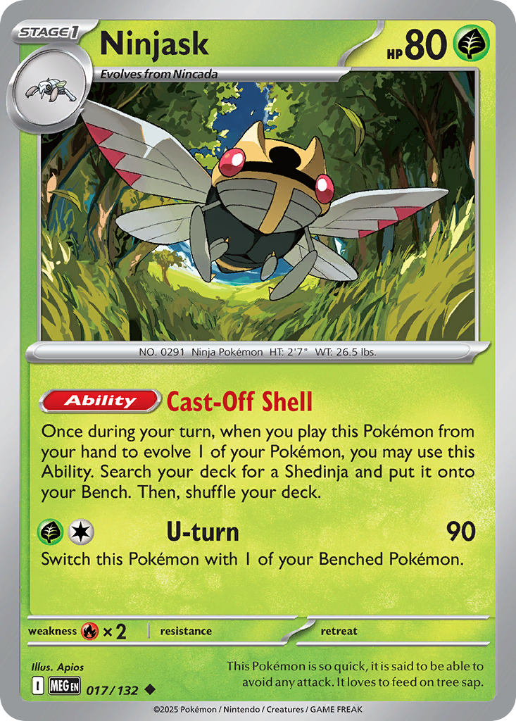 Ninjask - Mega Evolution SET-17