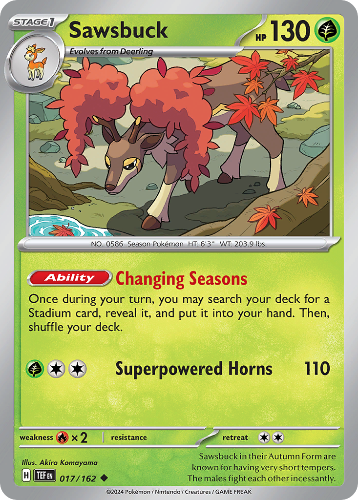 Sawsbuck - Temporal Forces SET-17