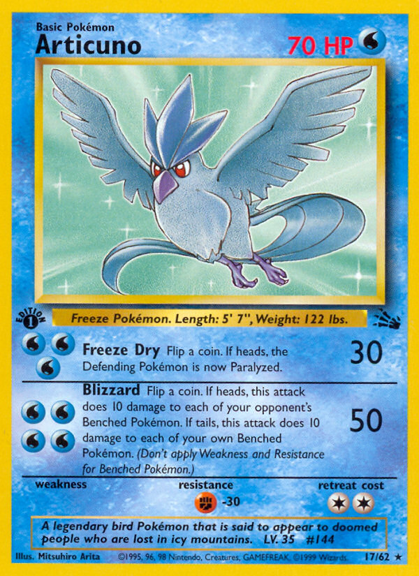 Articuno - Fossil SET-17