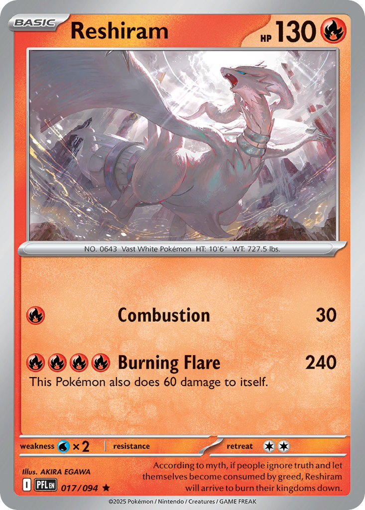 Reshiram - Phantasmal Flames SET-17
