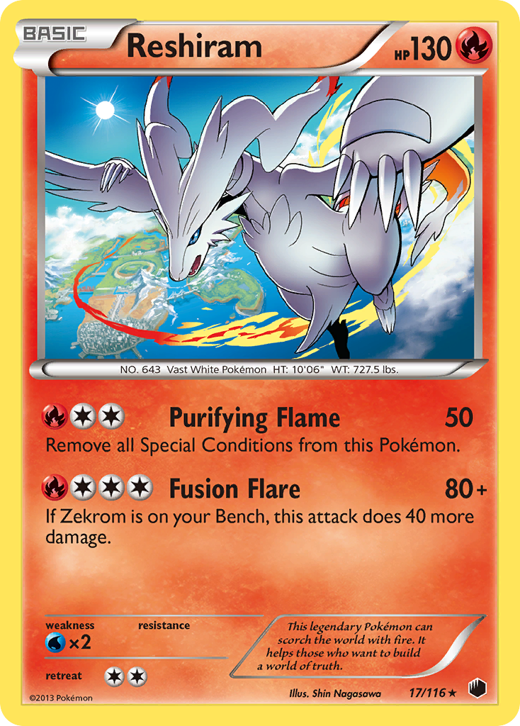 Reshiram - Plasma Freeze SET-17