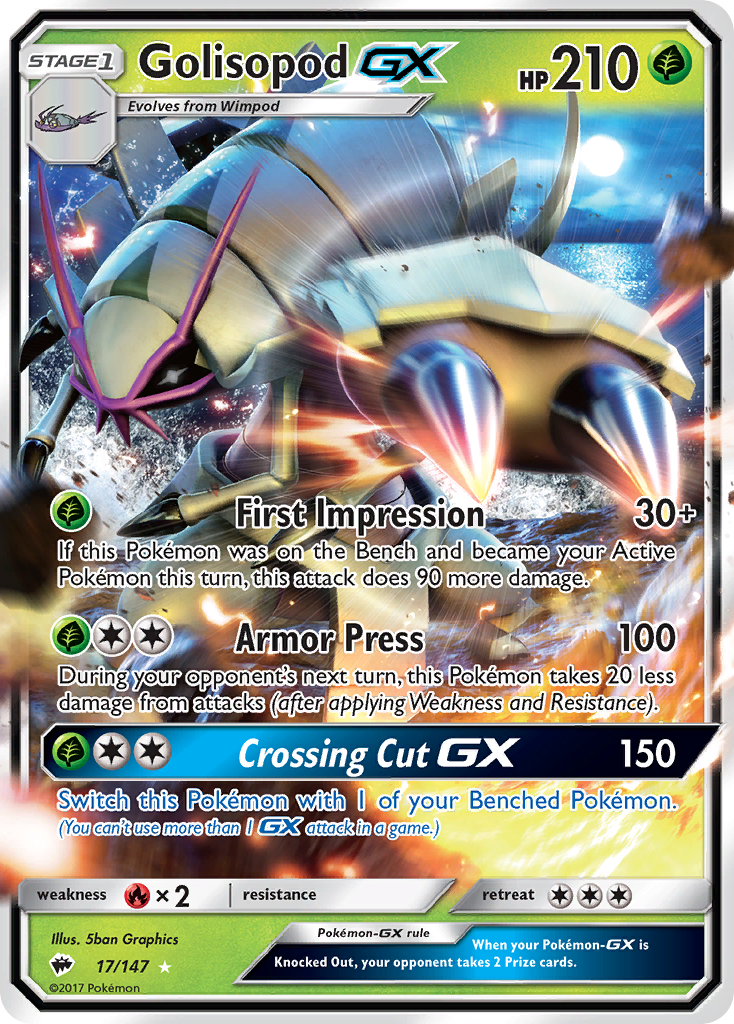 Golisopod-GX - Burning Shadows SET-17