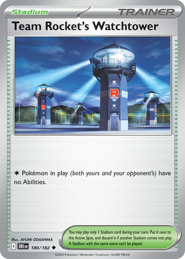 Team Rocket's Watchtower - Destined Rivals SET-180
