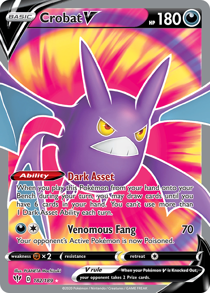 Crobat V - Darkness Ablaze SET-182