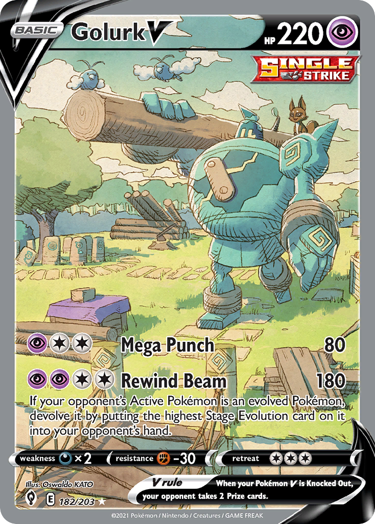 Golurk V - Evolving Skies SET-182