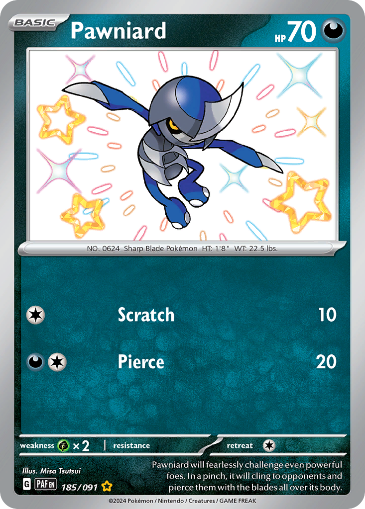 Pawniard - Paldean Fates SET-185